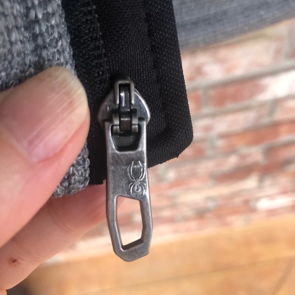 SPYDER NWT “Raider" grey full zip  jacket Mens M - Picture 9 of 10